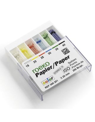 Roeko Papierspitzen color, Pck. sort. 15-40 - 500 Stk.
