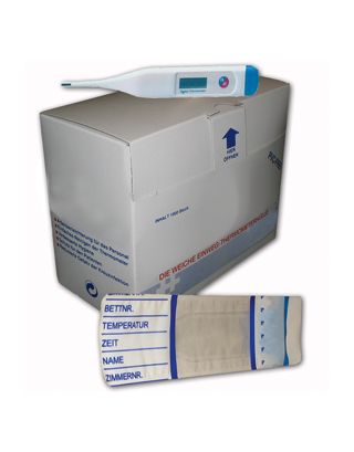 Thermometerhüllen zum Einmalgebrauch für Digitalthermometer, ohne - Gleitmittel - 1000 Stk.