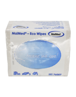 MaiMed- Eco Wipes - Wisch-& Pflegetuch, 28x33cm - 50 Stk.