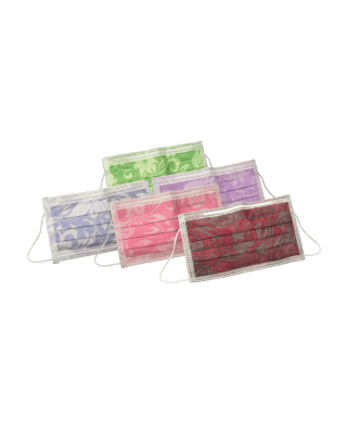 Monoart Mundschutz Pro 3 mit Gummizug FLOWER