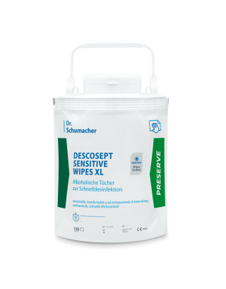 Descosept Sensitive Wipes XL - 120 Tüchern