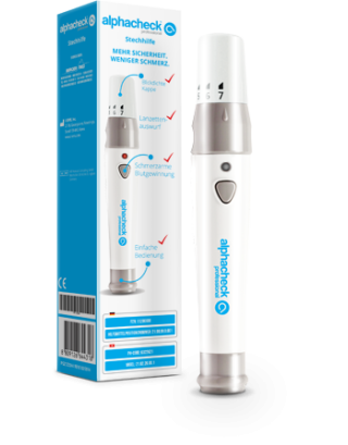 alphacheck professional Stechhilfe