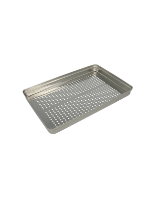 Eurotray Edelstahl Norm-Tray Deckel gelocht