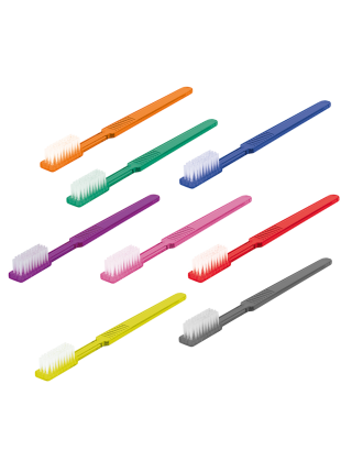 Einmal-Zahnbürsten mit Zahnpasta